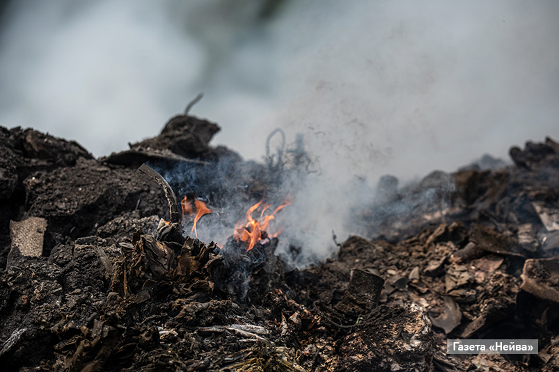пожар на экополигоне новоуральский